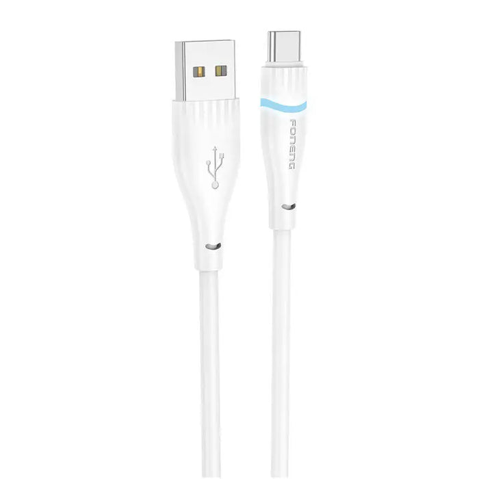 USB-A to USB-C cable Foneng X101 3A 1.2m (white) - USB to USB-C<<<USB cables<<<GSM Accessories<<<InnproXML