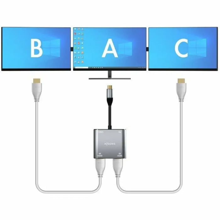 USB Adaptor Aisens A109-0625 15 cm - Компютър Кабели и адаптери<<<Компютри| Електроника<<<BigBuy&&&USB