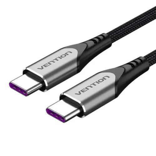 USB-C 2.0 to USB-C Cable Vention TAEHD 0.5m PD 100W Gray - USB-C to USB-C<<<USB cables<<<GSM Accessories<<<InnproXML