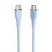 USB-C 2.0 to USB-C Cable Vention TAWSG 1,5m PD 100W Blue Silicone - USB-C to USB-C<<<USB cables<<<GSM