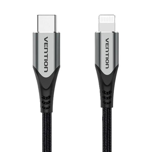 USB-C 2.0 to Lightning Cable Vention TACHH 2m MFi Gray - USB-C to Lightning<<<USB cables<<<GSM Accessories<<<InnproXML