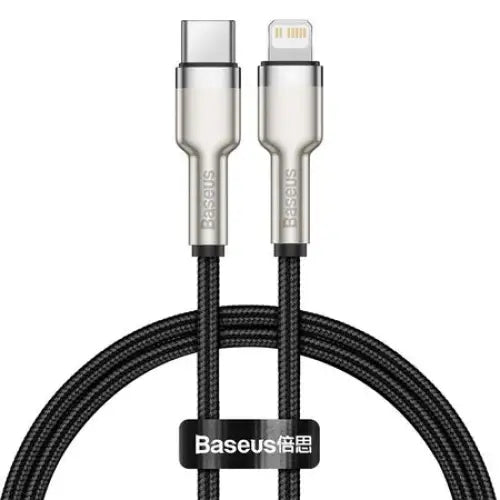USB-C cable for Lightning Baseus Cafule PD 20W 0,25m (black) - USB-C to Lightning<<<USB cables<<<GSM