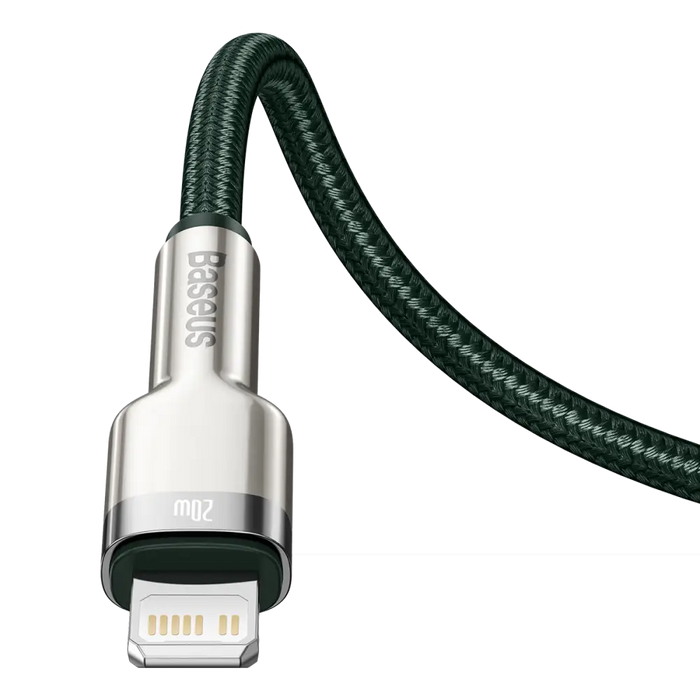 USB-C cable for Lightning Baseus Cafule PD 20W 1m (green) - USB-C to Lightning<<<USB cables<<<GSM