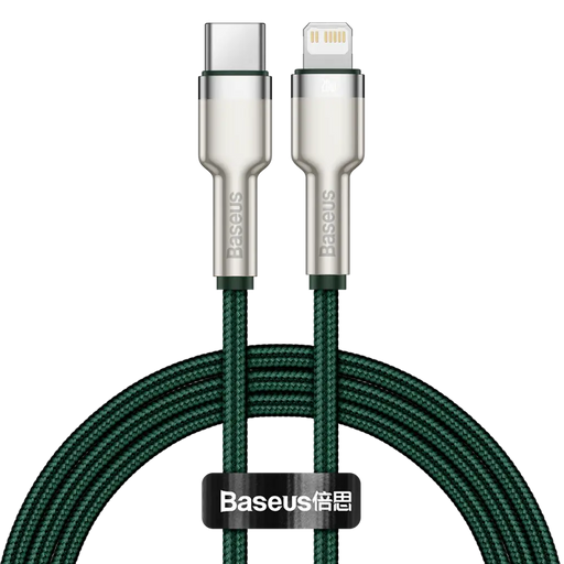 USB-C cable for Lightning Baseus Cafule PD 20W 1m (green) - USB-C to Lightning<<<USB cables<<<GSM