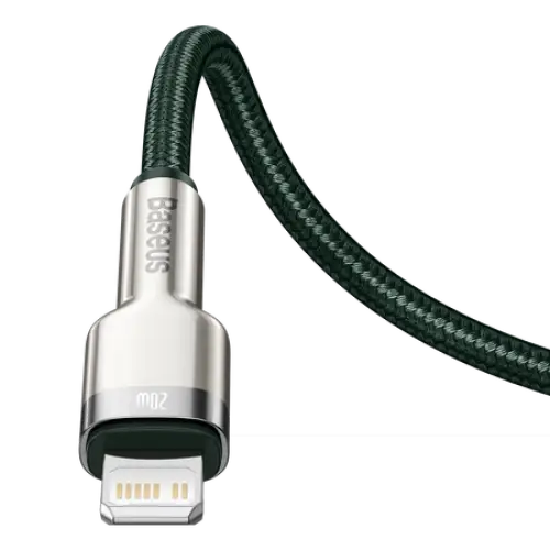 USB-C cable for Lightning Baseus Cafule PD 20W 1m (green) - USB-C to Lightning<<<USB cables<<<GSM