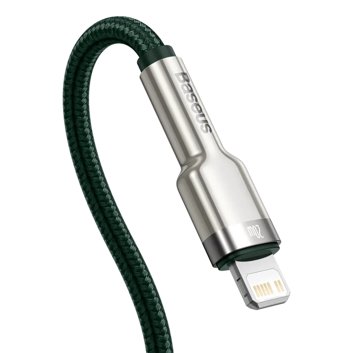 USB-C cable for Lightning Baseus Cafule PD 20W 1m (green) - USB-C to Lightning<<<USB cables<<<GSM