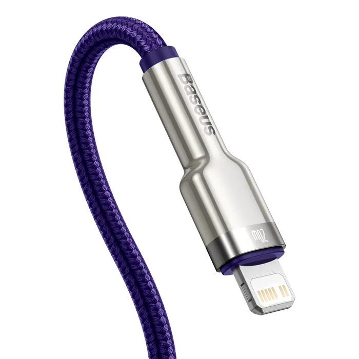 USB-C cable for Lightning Baseus Cafule PD 20W 1m (purple) - USB-C to Lightning<<<USB cables<<<GSM