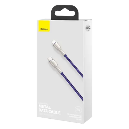 USB-C cable for Lightning Baseus Cafule PD 20W 1m (purple) - USB-C to Lightning<<<USB cables<<<GSM