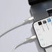 USB-C cable for Lightning Baseus Cafule PD 20W 1m (white) - USB-C to Lightning<<<USB cables<<<GSM