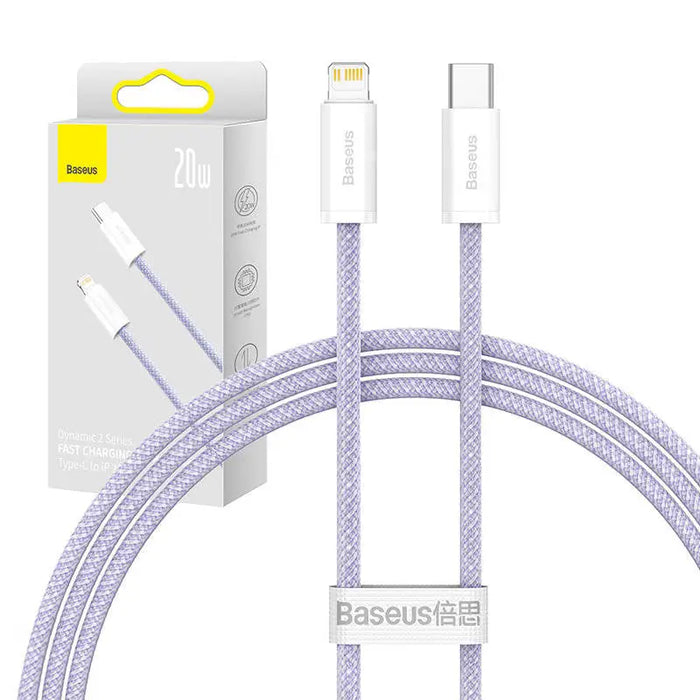 USB-C cable for Lightning Baseus Dynamic 2 Series 20W 1m (purple) - USB-C to Lightning<<<USB cables<<<GSM