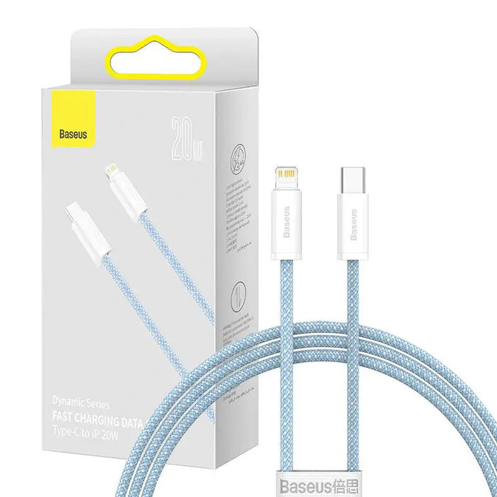 USB-C cable for Lightning Baseus Dynamic Series 20W 1m (blue) - USB-C to Lightning<<<USB cables<<<GSM