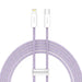 USB-C cable for Lightning Baseus Dynamic Series 20W 2m (purple) - USB-C to Lightning<<<USB cables<<<GSM