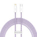 USB-C cable for Lightning Baseus Dynamic Series 20W 2m (purple) - USB-C to Lightning<<<USB cables<<<GSM