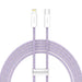 USB-C cable for Lightning Baseus Dynamic Series 20W 2m (purple) - USB-C to Lightning<<<USB cables<<<GSM