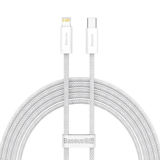 USB-C cable for Lightning Baseus Dynamic Series 20W 2m (white) - USB-C to Lightning<<<USB cables<<<GSM