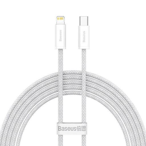 USB-C cable for Lightning Baseus Dynamic Series 20W 2m (white) - USB-C to Lightning<<<USB cables<<<GSM