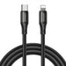 USB-C Cable for Lightning Joyroom S-2024N1-PD 20W 2m (Black) - USB-C to Lightning<<<USB cables<<<GSM