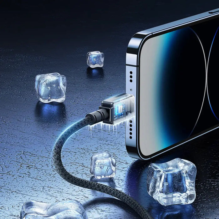 USB C cable - Lightning Baseus Unbreakable 20W 480Mbps 1m - black - Cell phone cables<<<HurtelXML&&&USB