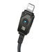 USB C cable - Lightning Baseus Unbreakable 20W 480Mbps 1m - black - Cell phone cables<<<HurtelXML&&&USB