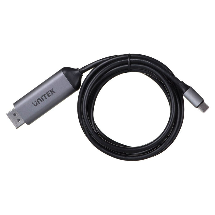 USB-C Cable to DisplayPort Unitek V1423C 1,8 m - USB кабели<<<Компютър Кабели и адаптери<<<Компютри|