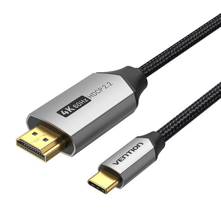 USB-C do HDMI 2.0 cable Vention CRBBH 2m 4K 60Hz (black) - Video cables<<<Cables<<<IT