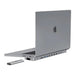 USB-C docking station / Hub for MacBook Pro 13’’ / 14’’ INVZI MagHub 12in2 with SSD tray (gray) - Hubs<<<IT