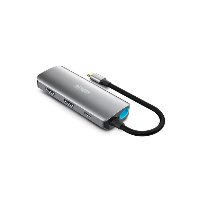 USB-C Hub Urban Factory MHC55UF Grey - Компютър Мрежи и компоненти<<<Компютри| Електроника<<<BigBuy&&&HUB