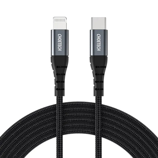 USB-C - Lightning Choetech IP0042 MFi cable 480Mb/s 3A 3m - black - Cell phone cables<<<HurtelXML