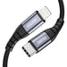USB-C - Lightning Choetech IP0042 MFi cable 480Mb/s 3A 3m - black - Cell phone cables<<<HurtelXML
