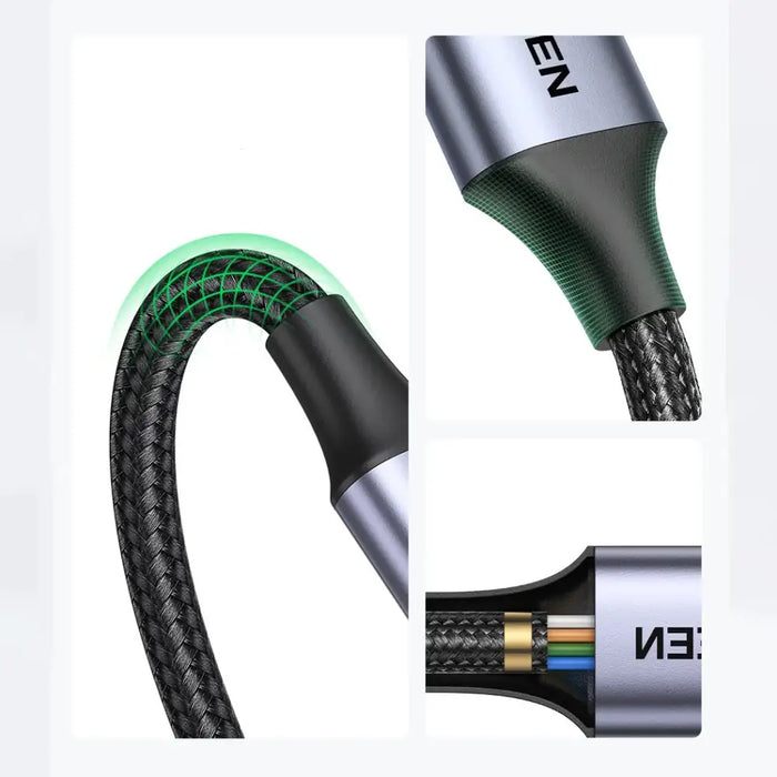 USB C / micro USB-B 3.0 cable Ugreen US565 5Gb/s 3A 0.5m - gray - Cell phone cables<<<HurtelXML