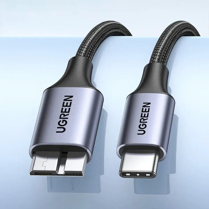 USB C / micro USB-B 3.0 cable Ugreen US565 5Gb/s 3A 0.5m - gray - Cell phone cables<<<HurtelXML