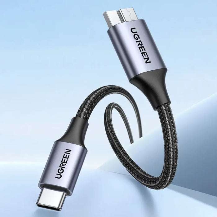 USB C / micro USB-B 3.0 cable Ugreen US565 5Gb/s 3A 1m - gray - Cell phone cables<<<HurtelXML