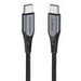 USB-C to USB-C 100W Vention TAHHD 5A 0.5m USB 3.1 Gen2 4K cable (gray) - USB-C to USB-C<<<USB cables<<<GSM