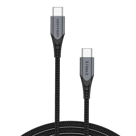 USB-C to USB-C 100W Vention TAHHD 5A 0.5m USB 3.1 Gen2 4K cable (gray) - USB-C to USB-C<<<USB cables<<<GSM