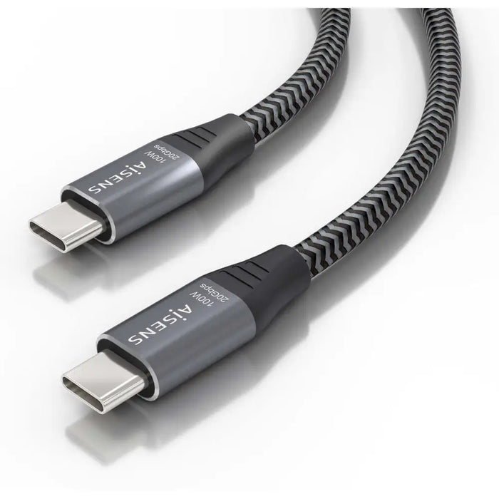 USB-C to USB-C Cable Aisens A107-0875 Grey 3 m - USB зарядни и кабели<<<Електроника Телефони и таблети<<<Компютри|