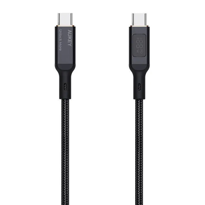 USB-C to USB-C Cable Aukey CB-MCC102 100W 1.8m (black) - USB-C to USB-C<<<USB cables<<<GSM Accessories<<<InnproXML