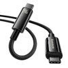 USB-C to USB-C cable Baseus Tungsten Gold 240W 1m (black) - USB-C to USB-C<<<USB cables<<<GSM