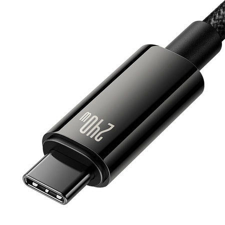 USB-C to USB-C cable Baseus Tungsten Gold 240W 1m (black) - USB-C to USB-C<<<USB cables<<<GSM