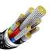 USB-C to USB-C cable Baseus Tungsten Gold 240W 1m (black) - USB-C to USB-C<<<USB cables<<<GSM