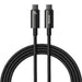 USB-C to USB-C cable Baseus Tungsten Gold 240W 2 m (black) - USB-C to USB-C<<<USB cables<<<GSM