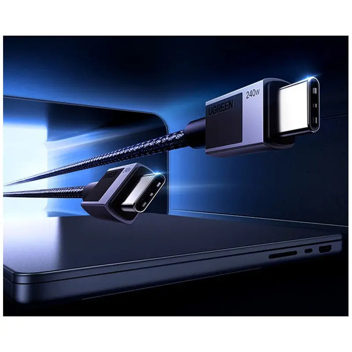 USB-C TO USB-C DATA AND CHARGING CABLE 240W PD 3.1 – 2m (LP513) UGREEN - GRAY - Кабели за мобилни