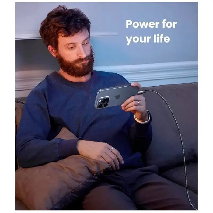 USB-C TO USB-C DATA AND CHARGING CABLE - 60W 1m (US567) UGREEN - GRAY - Кабели за мобилни устройства<<<Аксесоари за