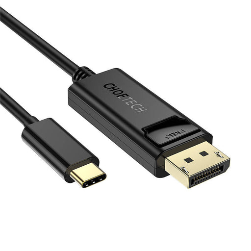 USB-C to Display Port cable Choetech XCP-1801BK unidirectional 4K 1.8m (black) - Video cables<<<Cables<<<IT