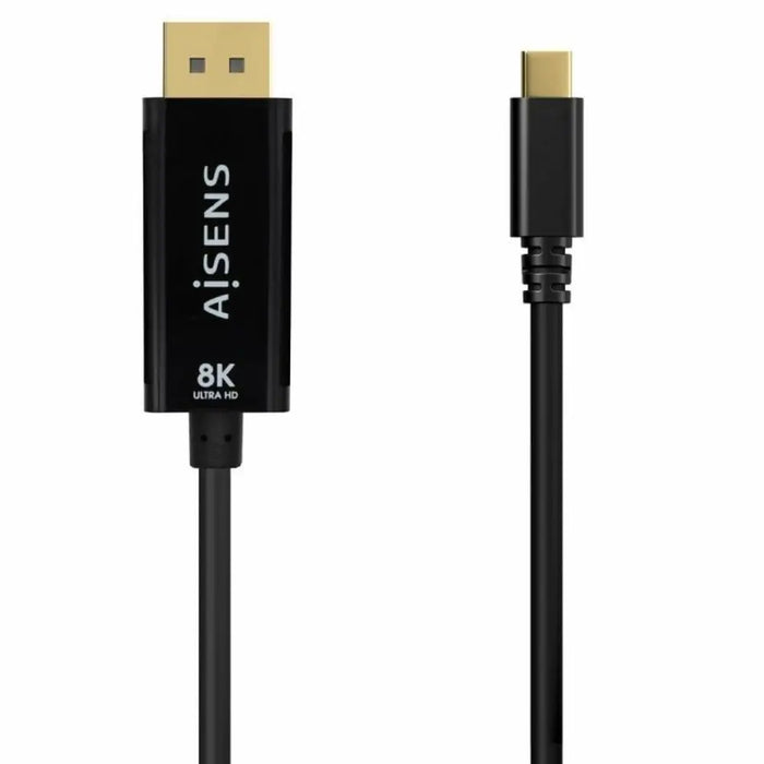 USB-C to DisplayPort Adapter Aisens A109-0688 Black 80 cm - Компютър Кабели и адаптери<<<Компютри|