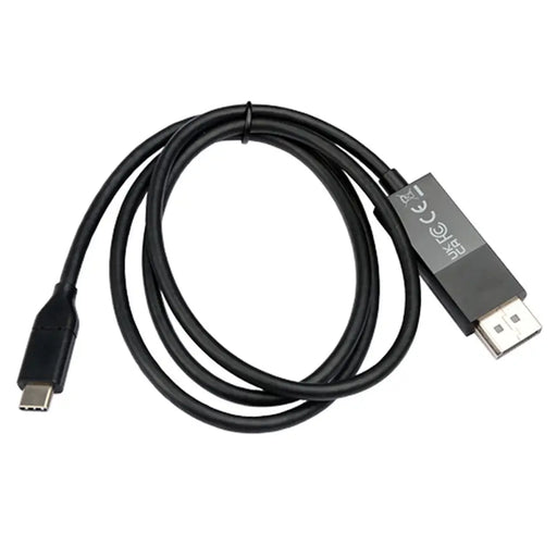 USB-C to DisplayPort Adapter V7 V7UCDP-2M Black - Компютър Кабели и адаптери<<<Компютри| Електроника<<<BigBuy&&&Кабели