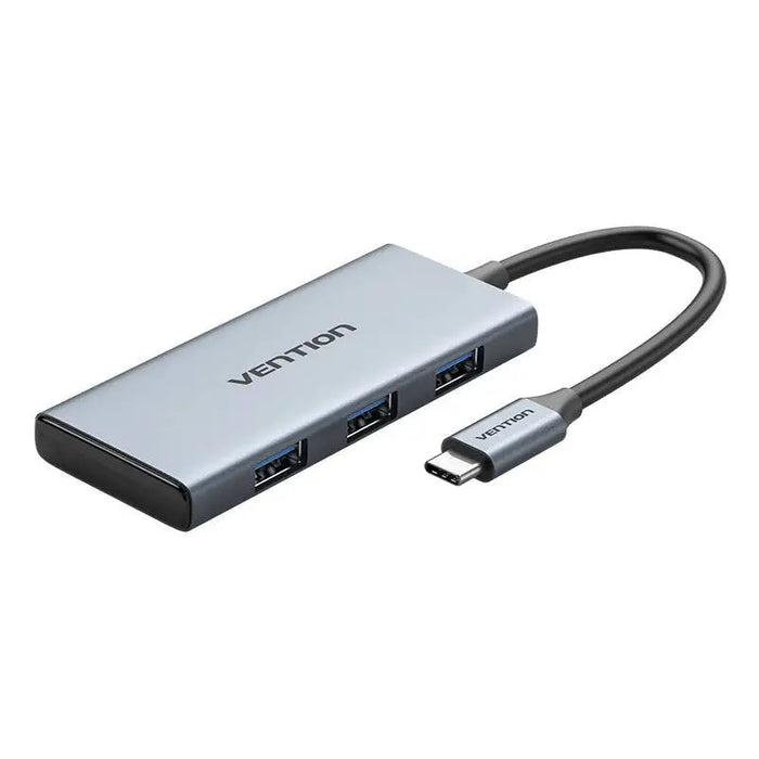USB-C to HDMI 3x USB 3.0 SD TF Hub Vention TOOHB 0.15m Gray - Hubs<<<IT Accessories<<<InnproXML&&&Компютър Мрежи и