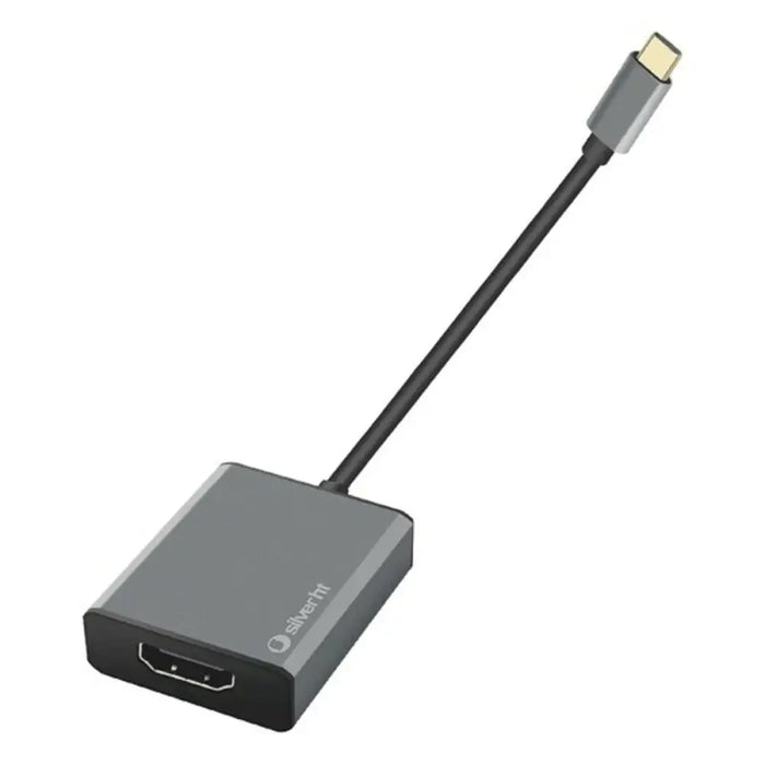 USB C to HDMI Adapter Silver Electronics LOGAN 4K - Компютър Кабели и адаптери<<<Компютри|