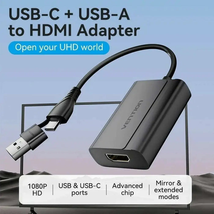 USB-C to HDMI Adapter Vention ACYHB - Компютър Кабели и адаптери<<<Компютри| Електроника<<<BigBuy&&&USB