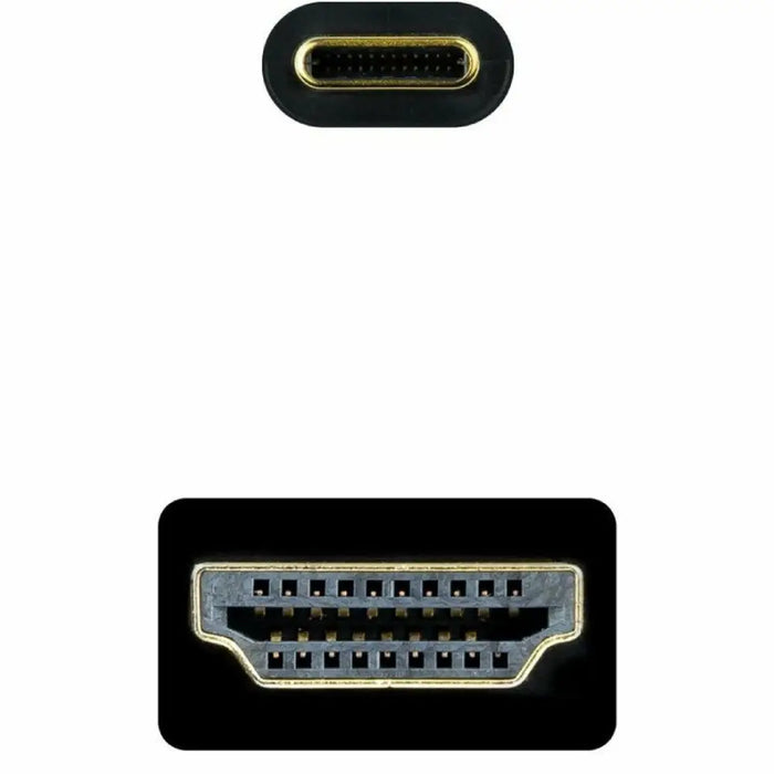 USB-C to HDMI Cable NANOCABLE 10.15.5105 5 m Black - Адаптери<<<Компютър Кабели и адаптери<<<Компютри|