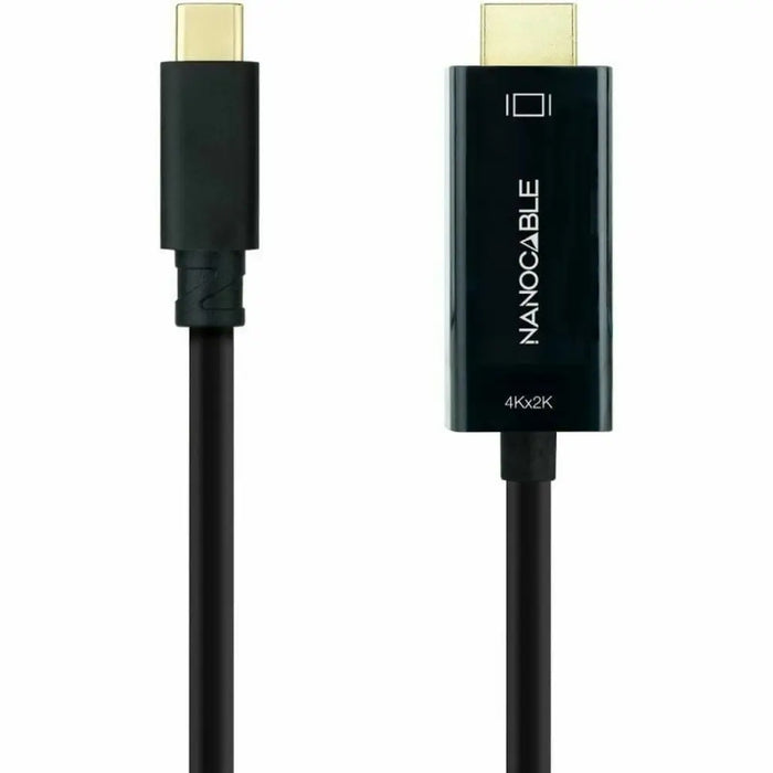 USB-C to HDMI Cable NANOCABLE 10.15.5135 5 m Black - Компютър Кабели и адаптери<<<Компютри|